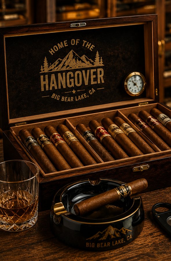 Cigar selection at Home of the Hangover