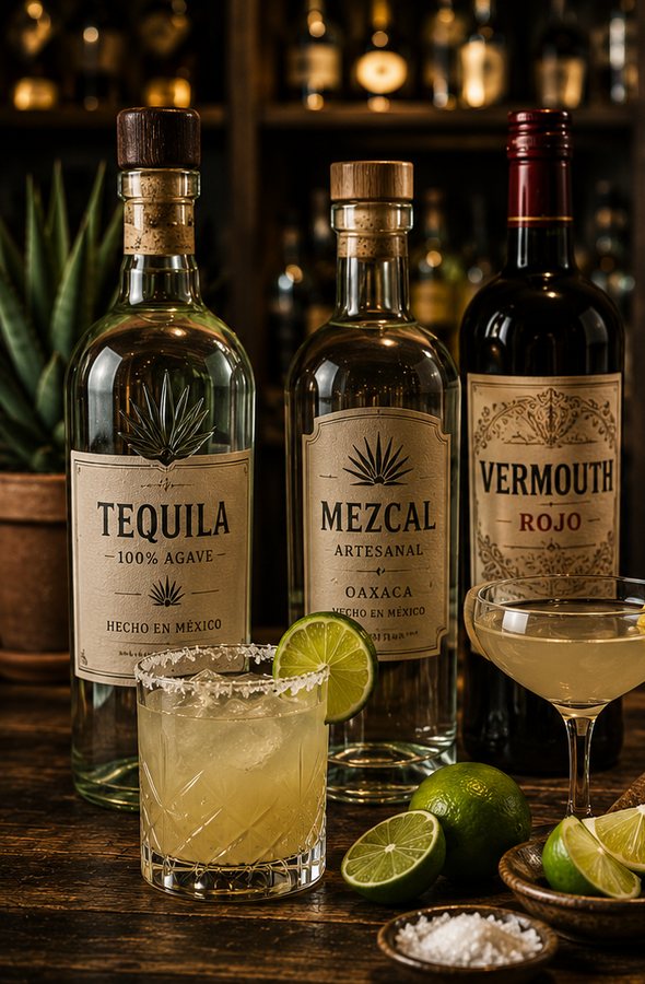 Tequila and specialty spirits selection at Home of the Hangover